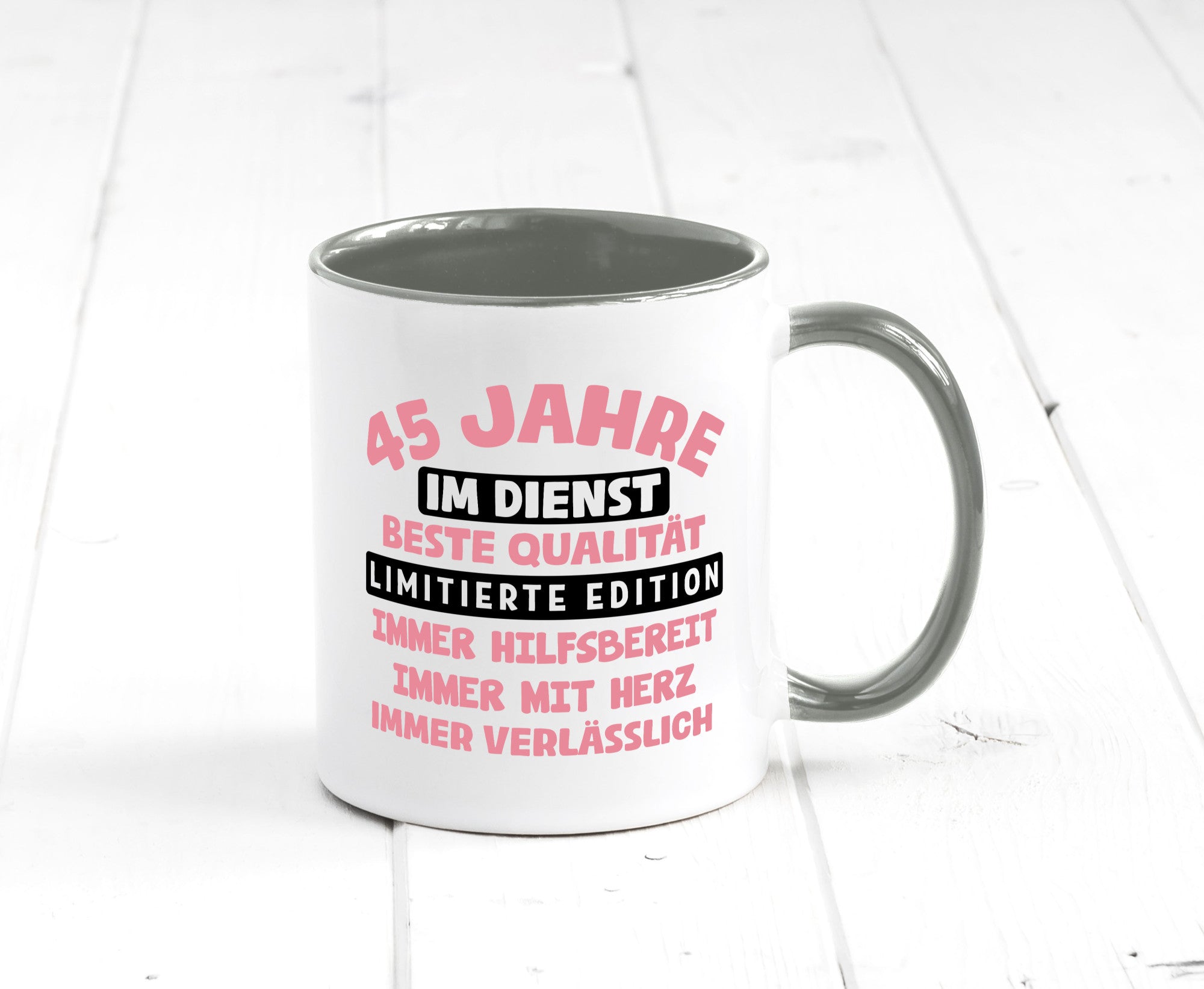 45 Jahre im Dienst | Jubiläum Arbeit v11 Geschenk Kollegen Büro lustiger Spruch