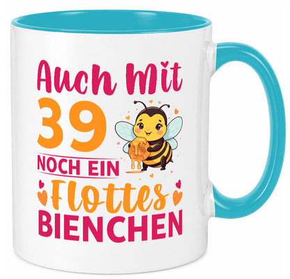 39. Geburtstag | Flottes Bienchen 39 Jahre lustiger Spruch Geschenk
