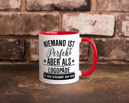 Verdammt nah dran: Logopäde | Sprachtherapie lustig Humor Geschenkidee Geschenk