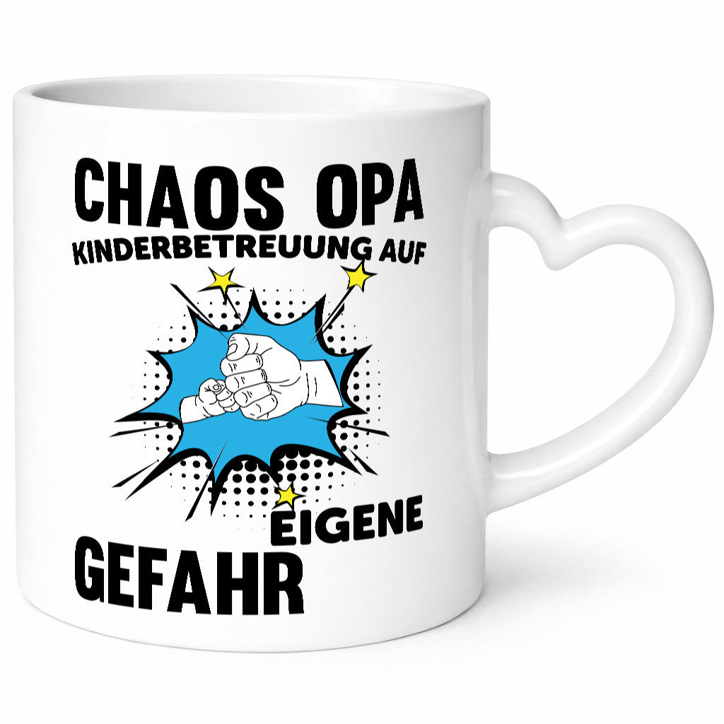 Chaos Opa | Kinderbetreung auf eigene Gefahr lustig Familie Geschenkidee