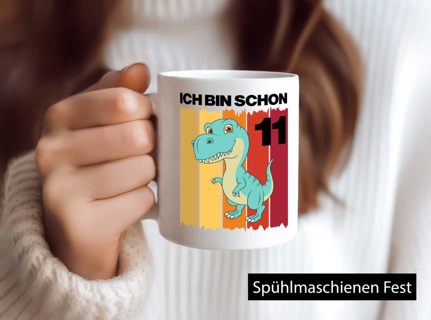 11. Geburtstag | 11 Jahre Dinosaurier lustiger Spruch Geschenk Geschenkidee