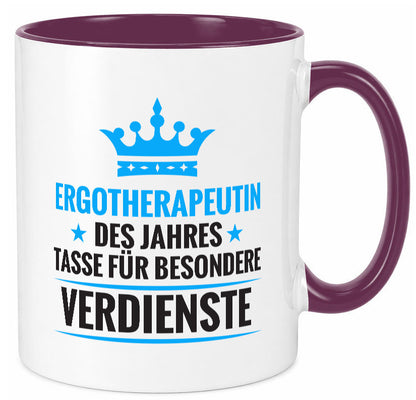 Besonderer Verdienst: Ergotherapeutin | Ergotherapie lustig Humor Geschenkidee