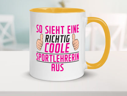 Richtig Coole Sportlehrerin | Lehrer Sport Geschenk Humor Geschenkidee lustiger