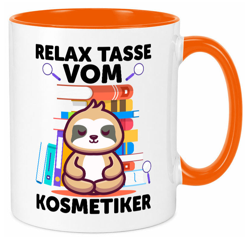 Relax Tasse: Kosmetiker | Kosmetik Stylist lustiger Spruch Geschenk Humor