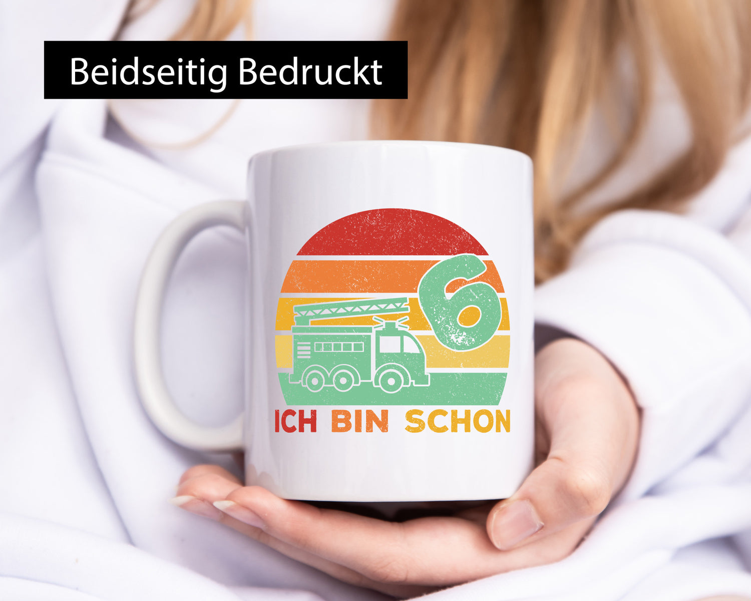 6. geburtstag | Feuerwehrauto 6 Jahre Feuerwehr Geschenk Geschenkidee lustiger