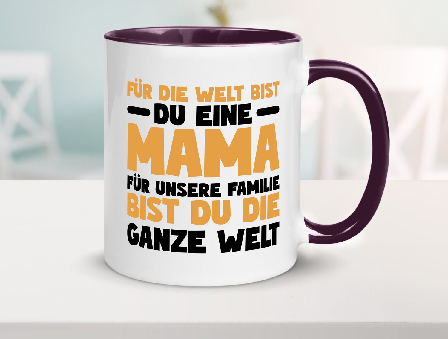 Beste mama der Welt vl8 lustig Familie Geschenkidee Geschenk Tasse