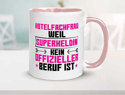 Superheldin Hotelfachfrau | Hotel lustiger Spruch Geschenk Humor Geschenkidee