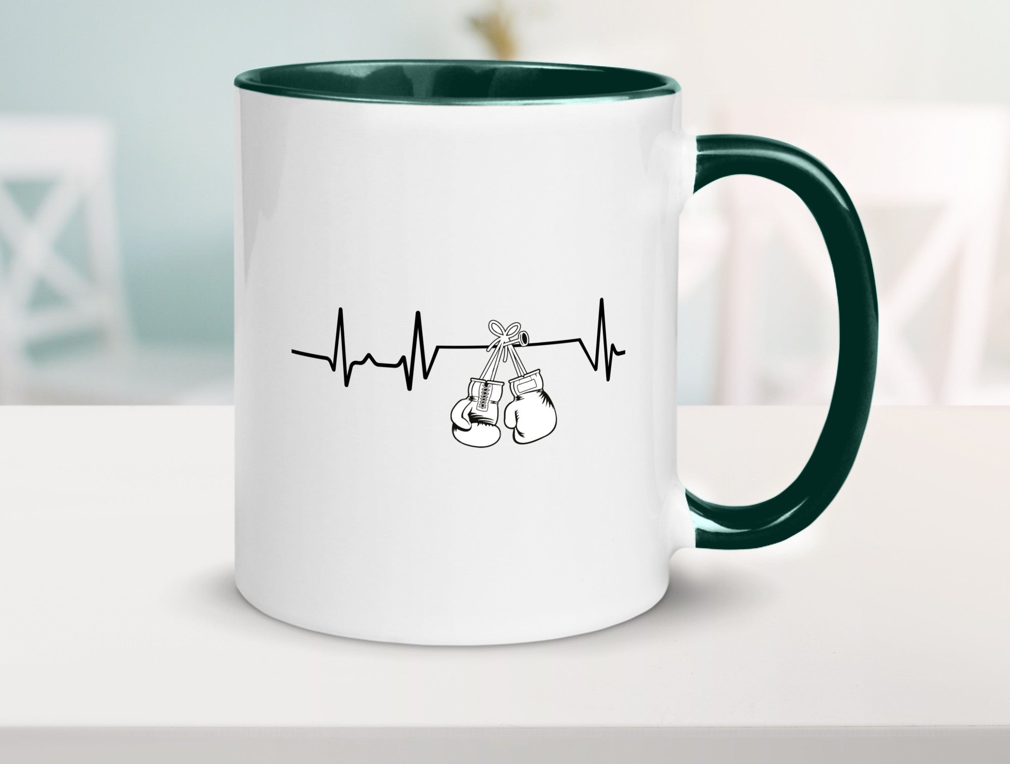 Boxen Herzschlag | Boxhandschuhe Boxer Sport lustig Humor Geschenkidee Geschenk