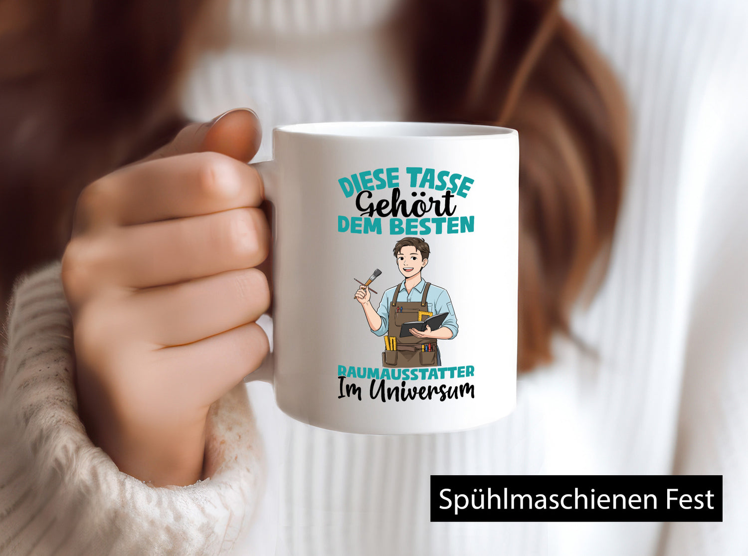 Im Universum: Raumausstatter | Wohn Ausstatter lustig Humor Geschenkidee