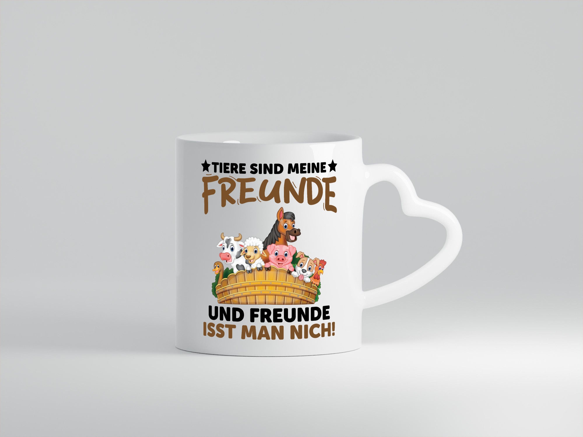 Tiere sind wie meine Freunde | Vegetarier lustig Tierliebhaber Humor Geschenk
