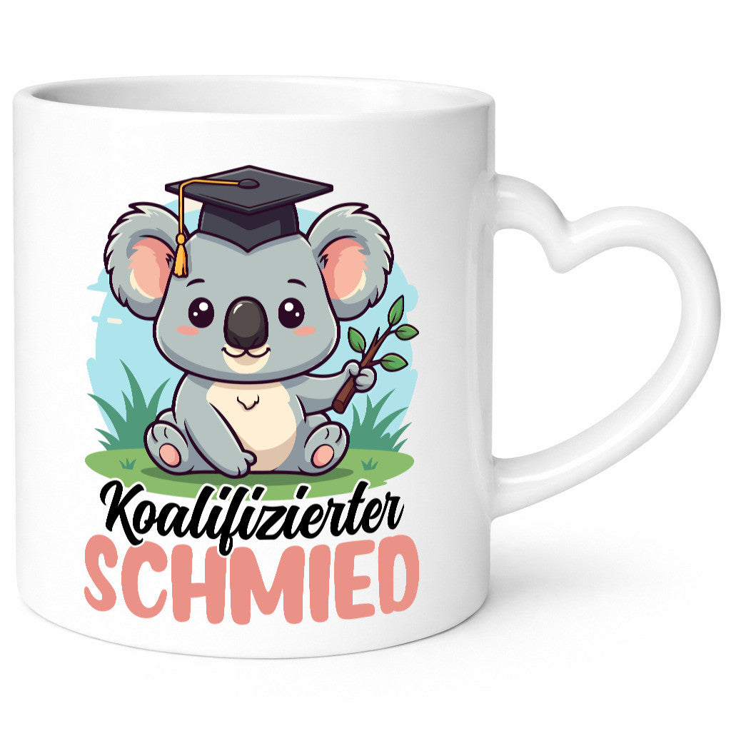 Qualifizierter Schmied | Schmieden Lustig Humor Geschenkidee Geschenk Tasse