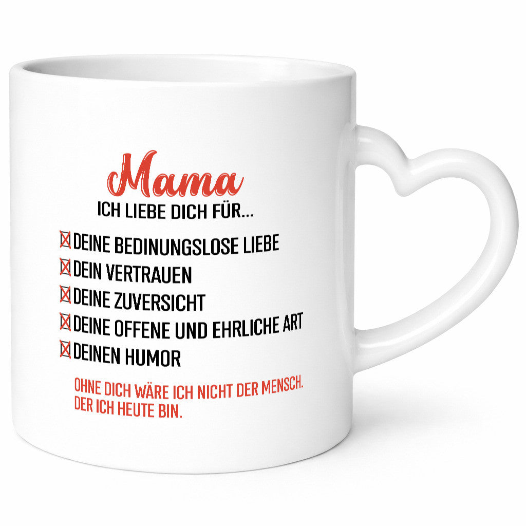 Mama ich liebe dich | Ohne wäre nicht Muttertag Geschenk Familie Geschenkidee