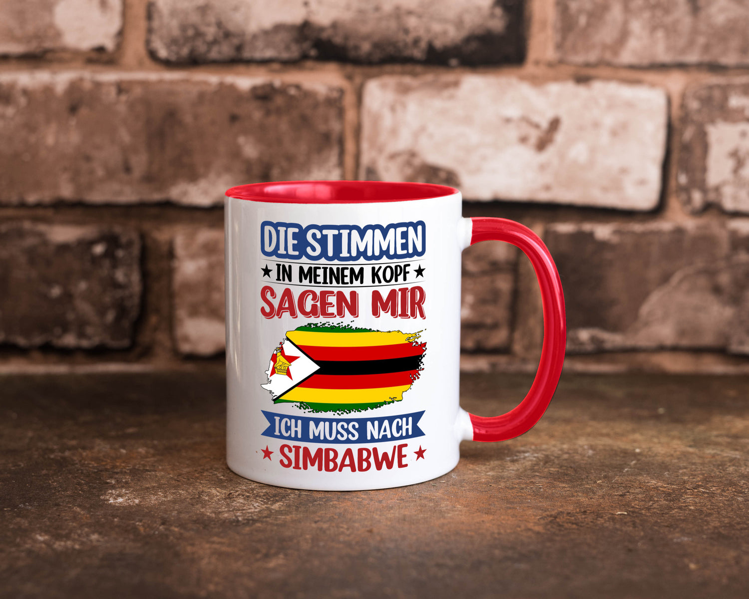 Simbabwe | Urlaub Stimmen in meinem Kopf Traumland v2 Geschenk Humor