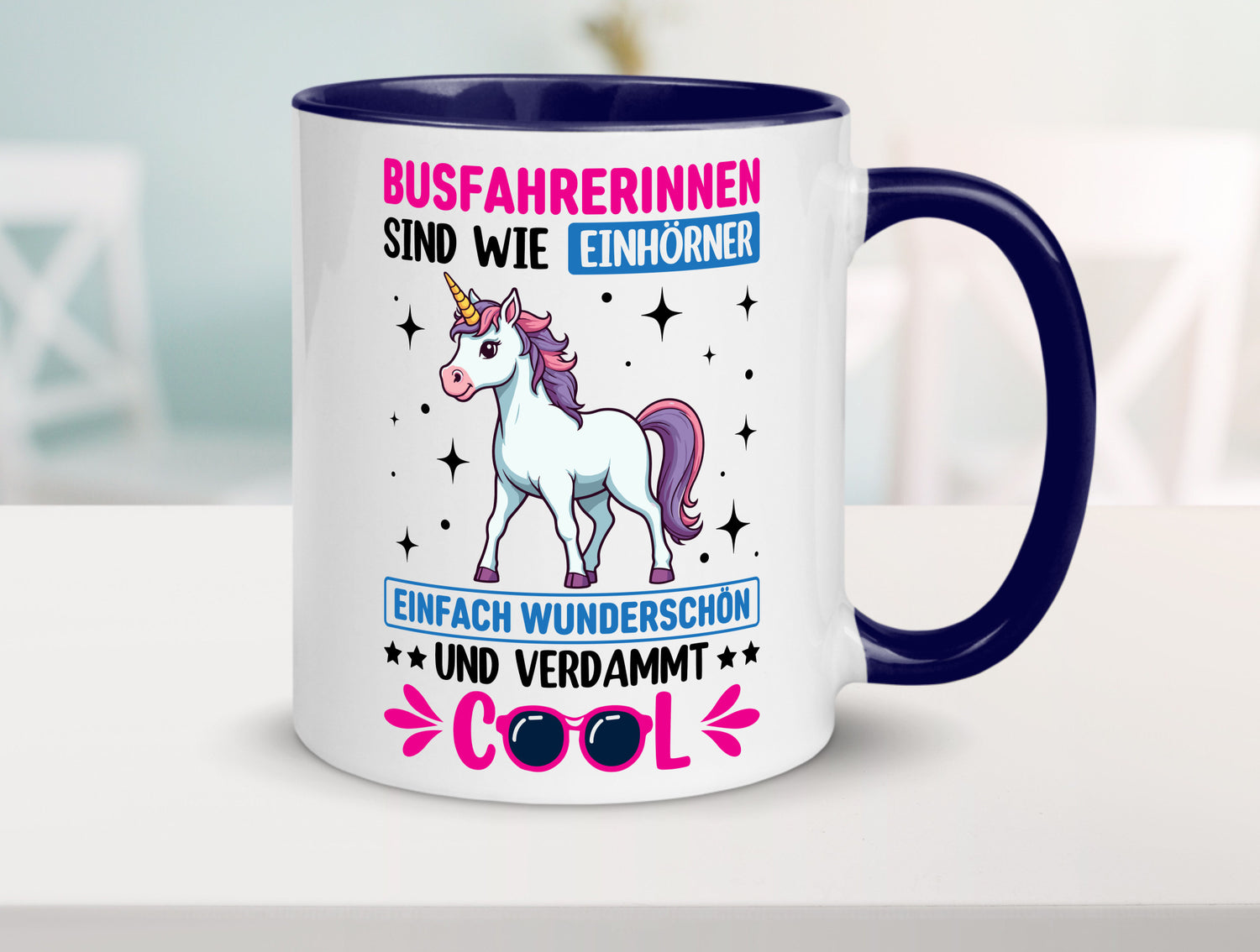 Bussfahrerinen sind wie einhorner | Einhorn Bussfahrerin Geschenkidee Humor
