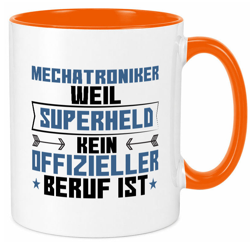Superheld Mechatroniker | KFZ lustig Humor Geschenkidee Geschenk Tasse