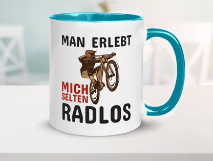 Selten Radlos | Spruchtasse Fahrrad Männer Humor lustiger Spruch Geschenk