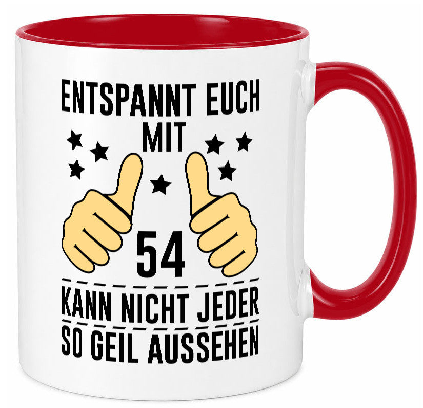 54. Geburtstag | 54 Jahre Geil aussehen Entspannt euch v2 lustig Geschenkidee
