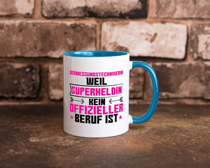 Superheldin Vermessungstechnikerin | Techniker Humor Geschenkidee Tasse