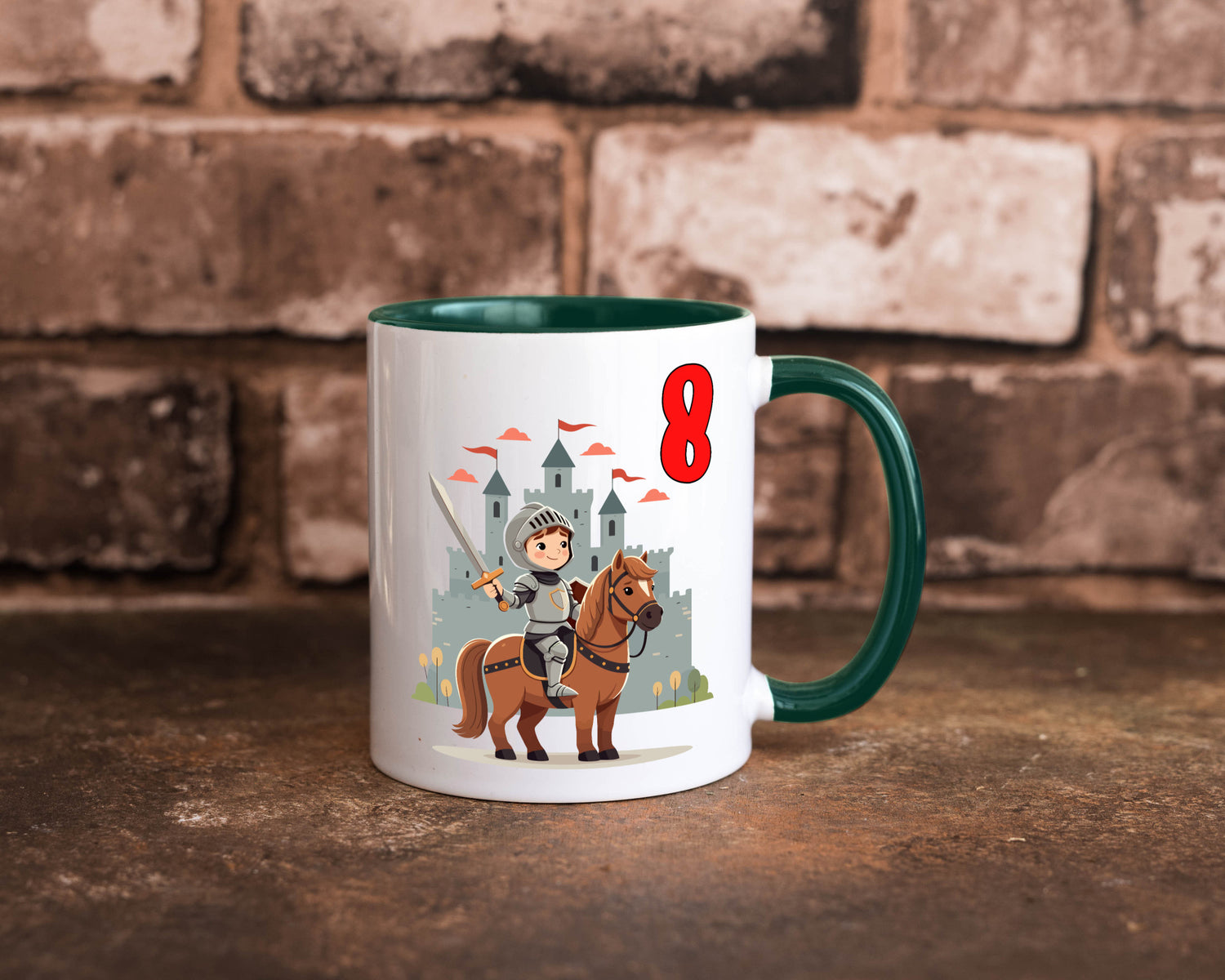 8. Geburtstag | 8 Jahre Ritter Junge Schloss Geschenk Geschenkidee lustiger