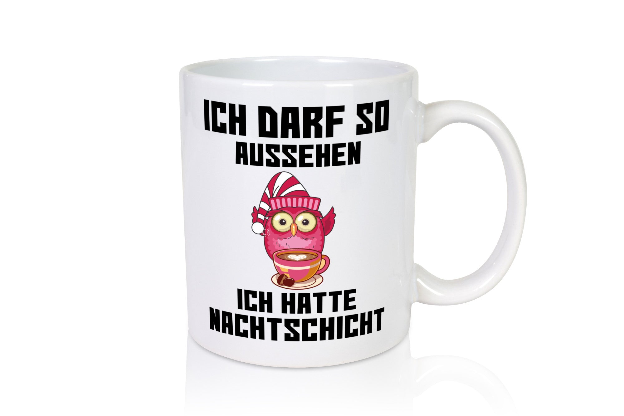 Nachtschicht Eule | Spruch Arbeit müde Nachtjob Geschenkidee Kollegen Büro