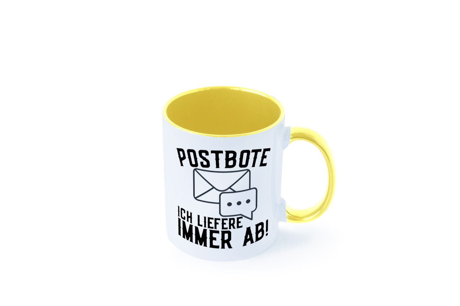 Ich liefere immer ab | Postbote Brief Zusteller Kurier Geschenk Humor