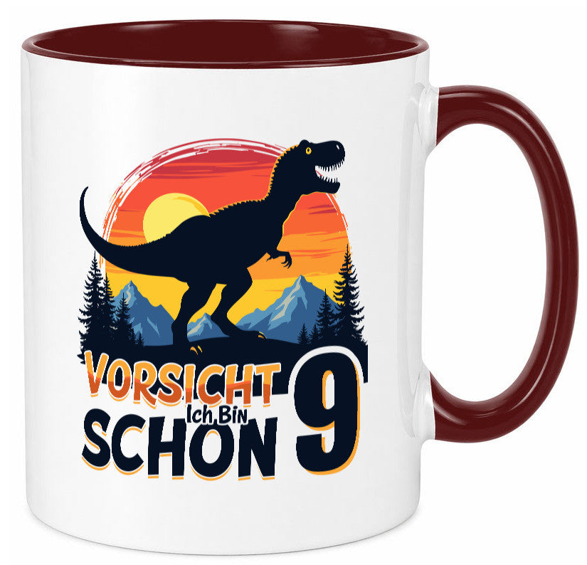 8. Geburtstag | 8 Jahre Dinosaurier v2 Geschenkidee Humor Tasse