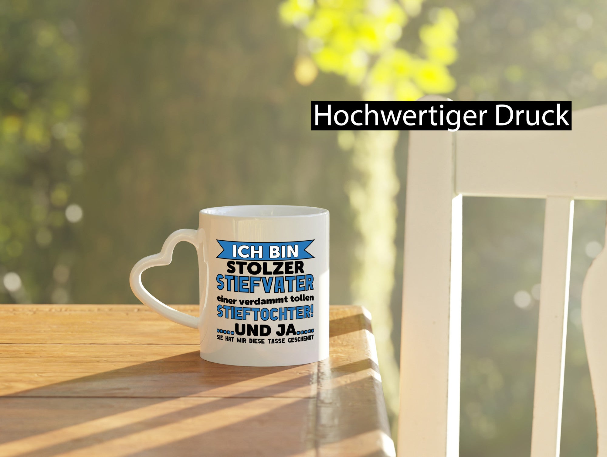 Stolzer Stiefvater | Vatertag Spruch Stieftochter lustiger Geschenk Familie