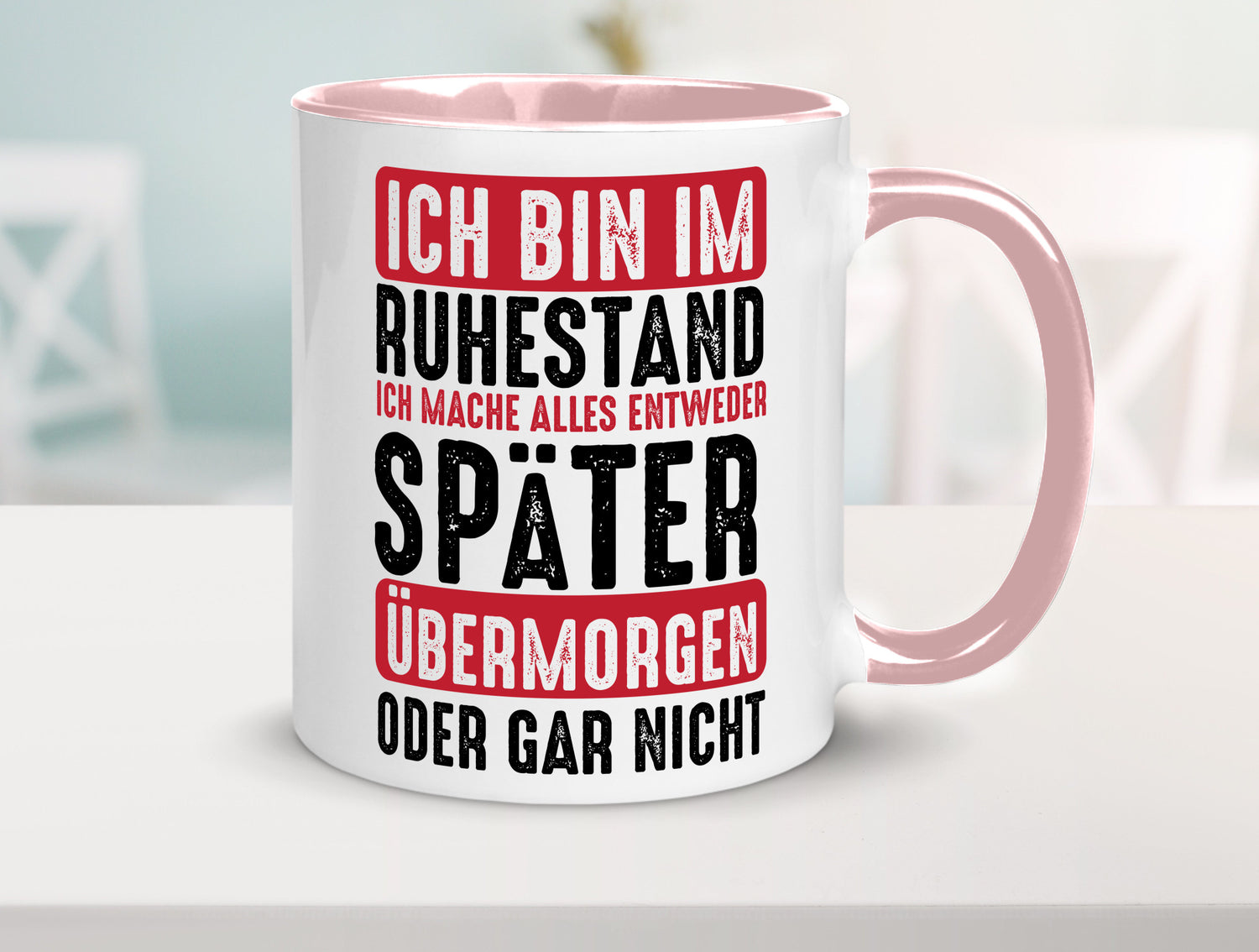 Ich mache alles später oder gar nicht | Rentner Ruhestand Geschenkidee Jubiläum