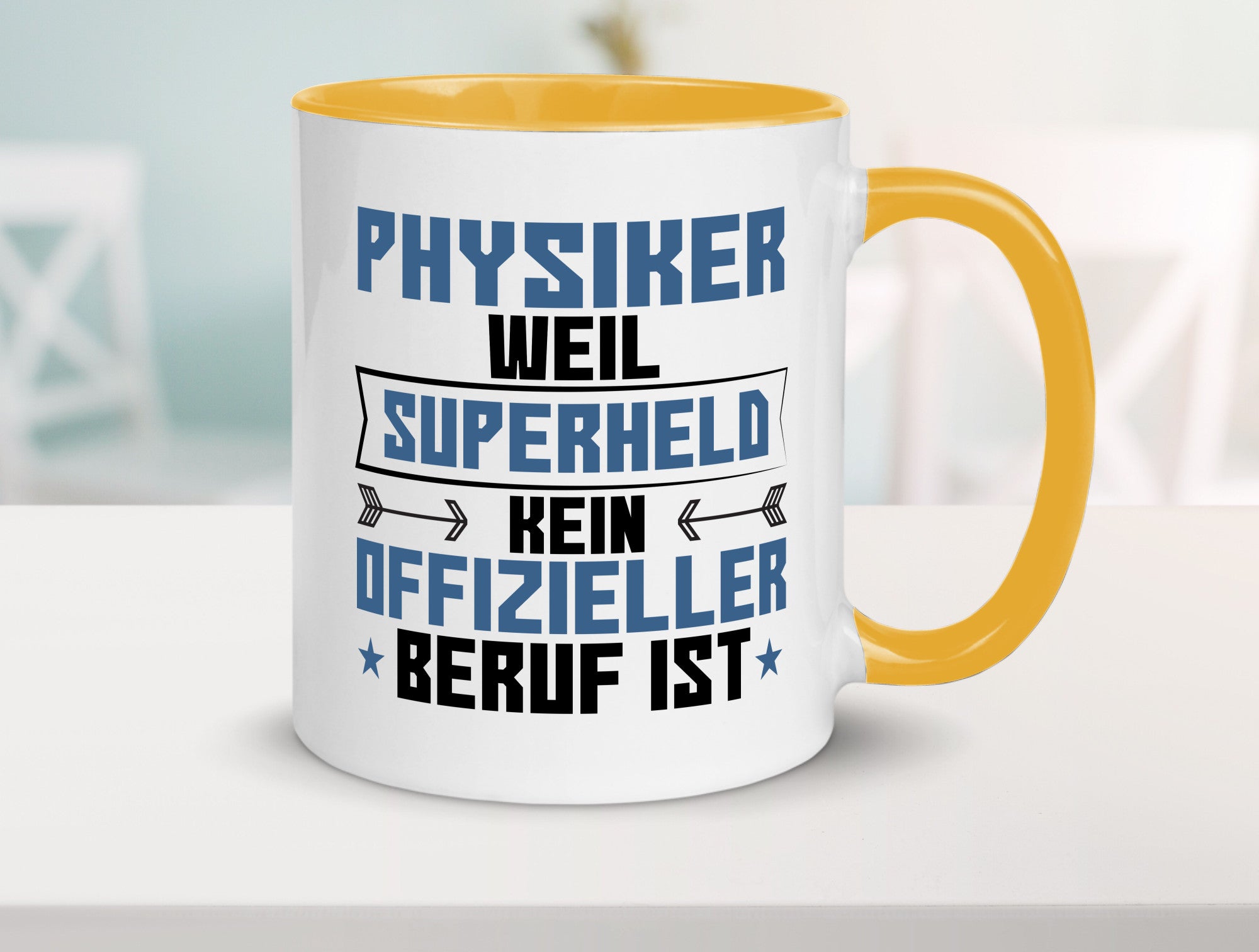 Superheld Physiker | Physik Geschenk Humor Geschenkidee lustiger Spruch Tasse