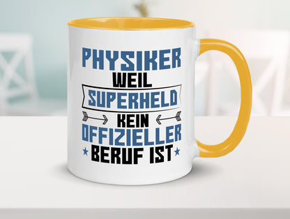 Superheld Physiker | Physik Geschenk Humor Geschenkidee lustiger Spruch Tasse