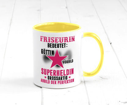 Bedeutung von Friseurin | Friseuse Frisörin lustiger Spruch Geschenk Humor
