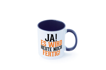 Ja es wird heute noch fertig | Arbeit Kollegen Werkstatt Humor Büro