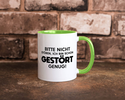 Bitte nicht stören | ich bin gestört Crazy lustig Humor Geschenkidee Geschenk