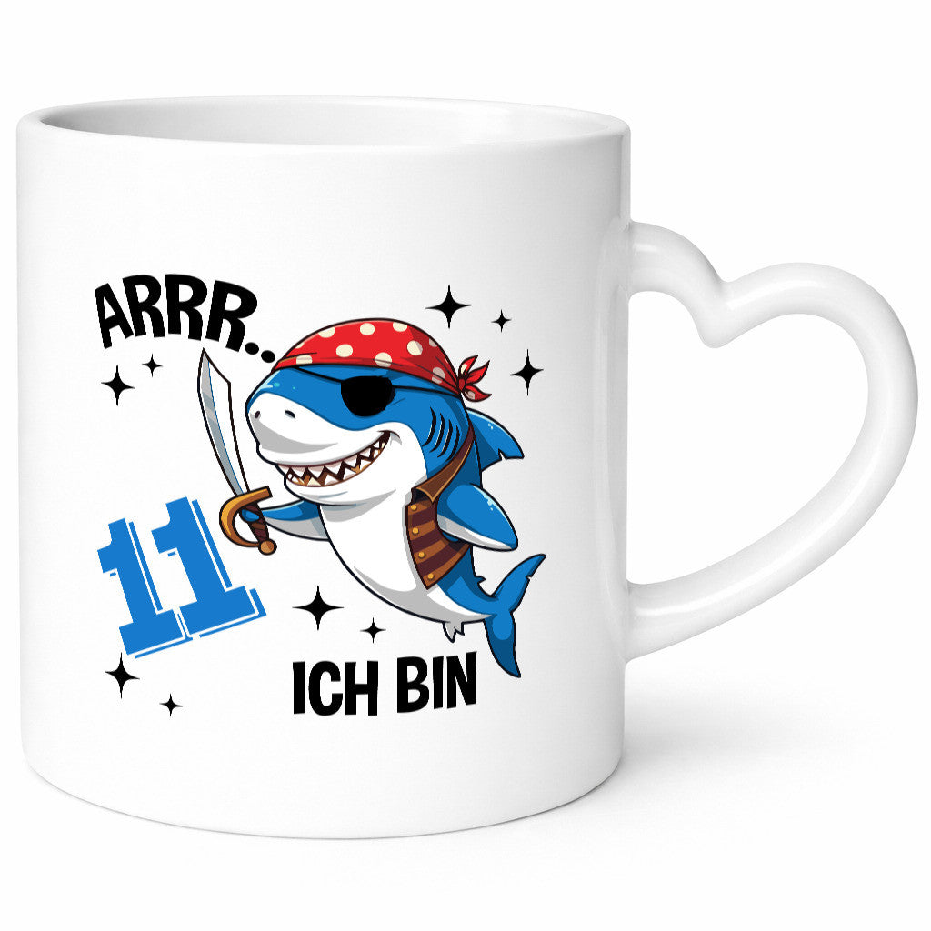 11. Geburtstag | 11 Jahre Arr Pirat Hai Piraten lustig Geschenkidee Geschenk