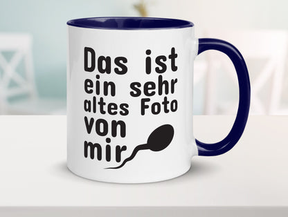 Sehr altes Foto von mir | lustige Tasse Männer Humor Geschenk Geschenkidee