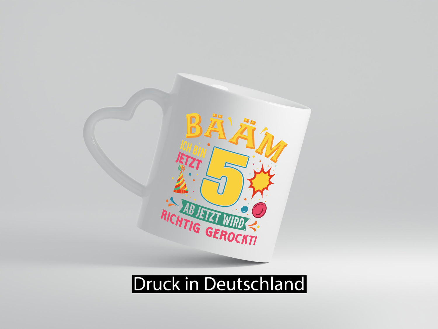 5. Geburtstag | 5 Jahre ab jetzt wird richtig gerockt Geschenk Geschenkidee