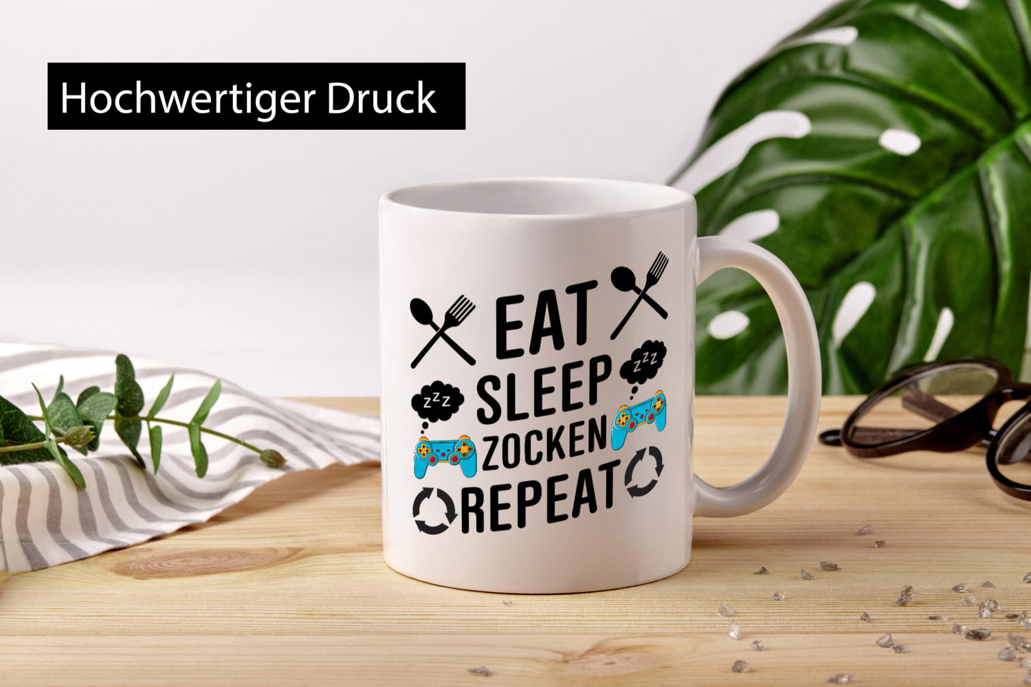 Gamer | Zocken Männer Routine Gamerin Geschenk Humor Geschenkidee lustiger