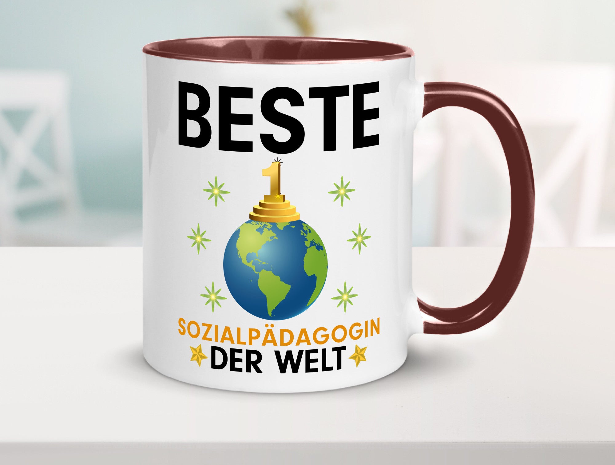 Welt Beste Sozialpädagogin | Humor Pädagogin Geschenkidee Tasse