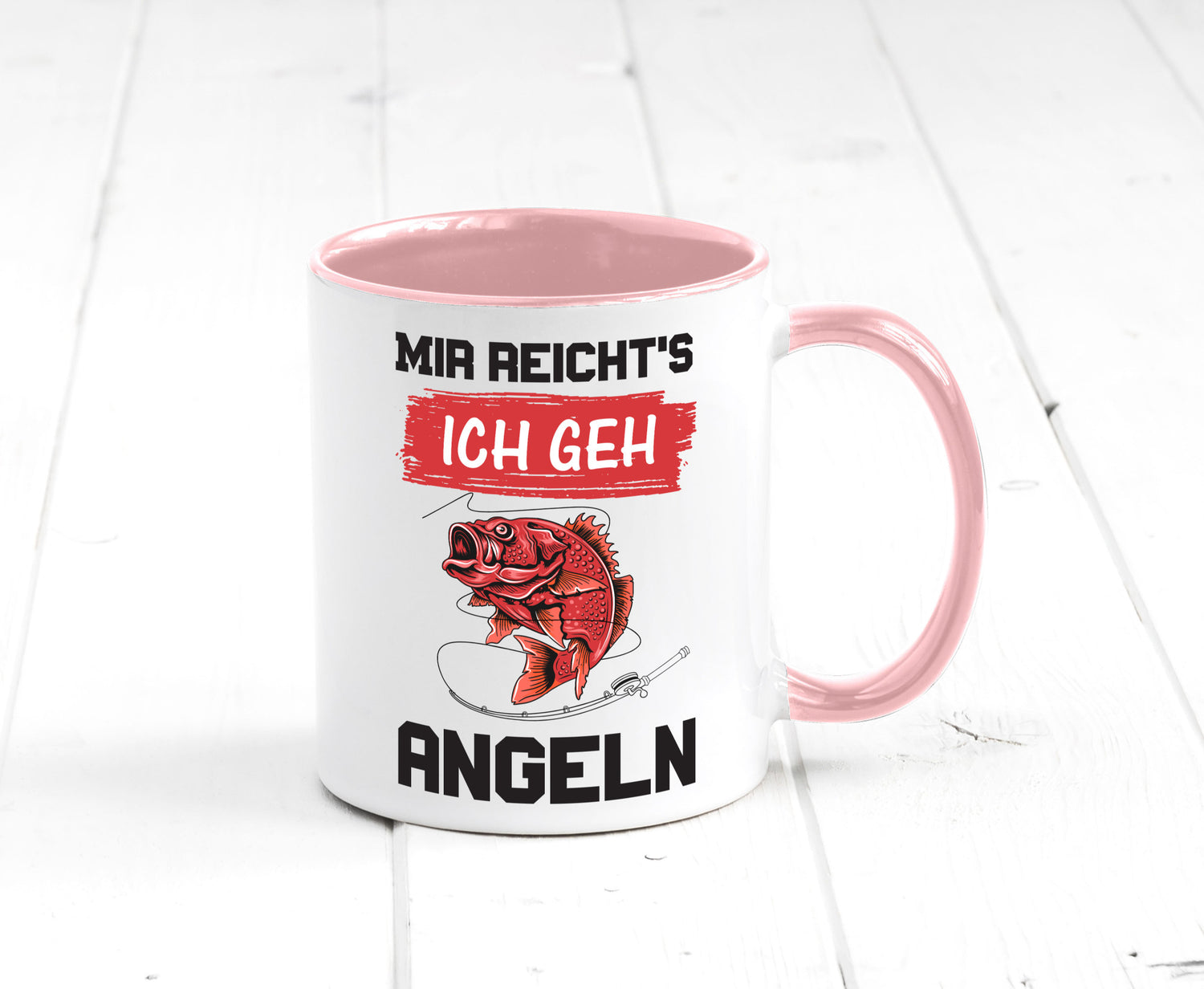 Ich geh angeln | Angler Tasse Fisch Fischer Humor lustig Geschenkidee Geschenk