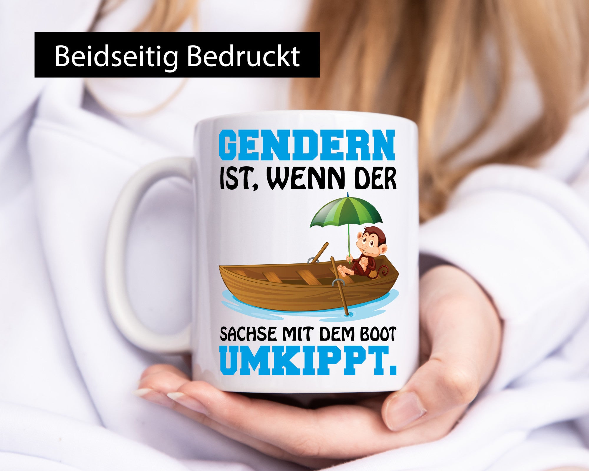 Der Sachse Kippt um lustiger Spruch Geschenk Humor Geschenkidee Tasse