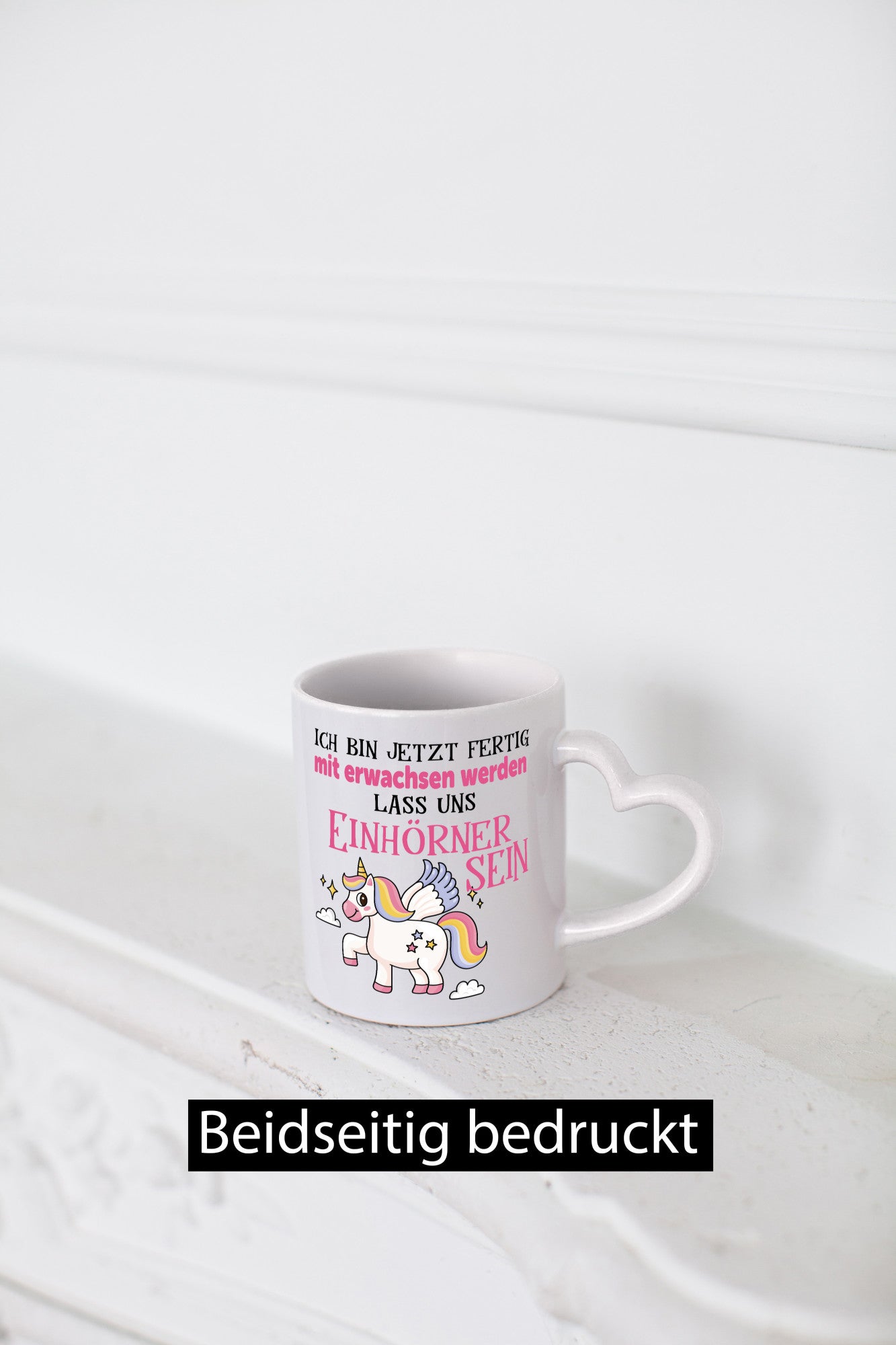 Bin erwachsen jetzt, lass uns ein einhorn sein Humor Geschenkidee Tasse