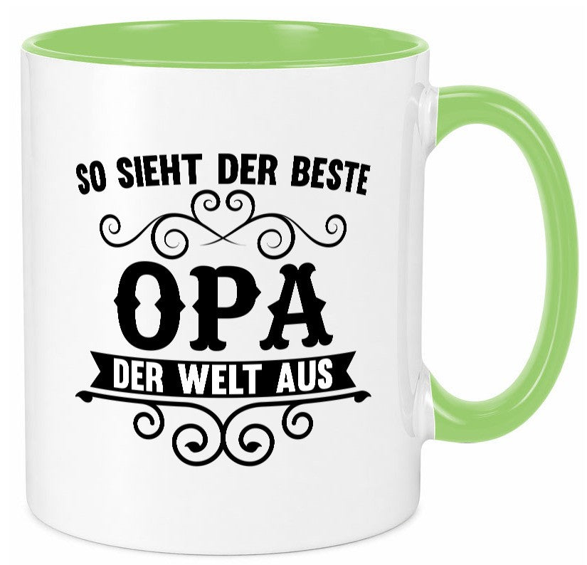 Der Beste Opa | Großvater Enkel Geschenkidee Familie Humor Tasse