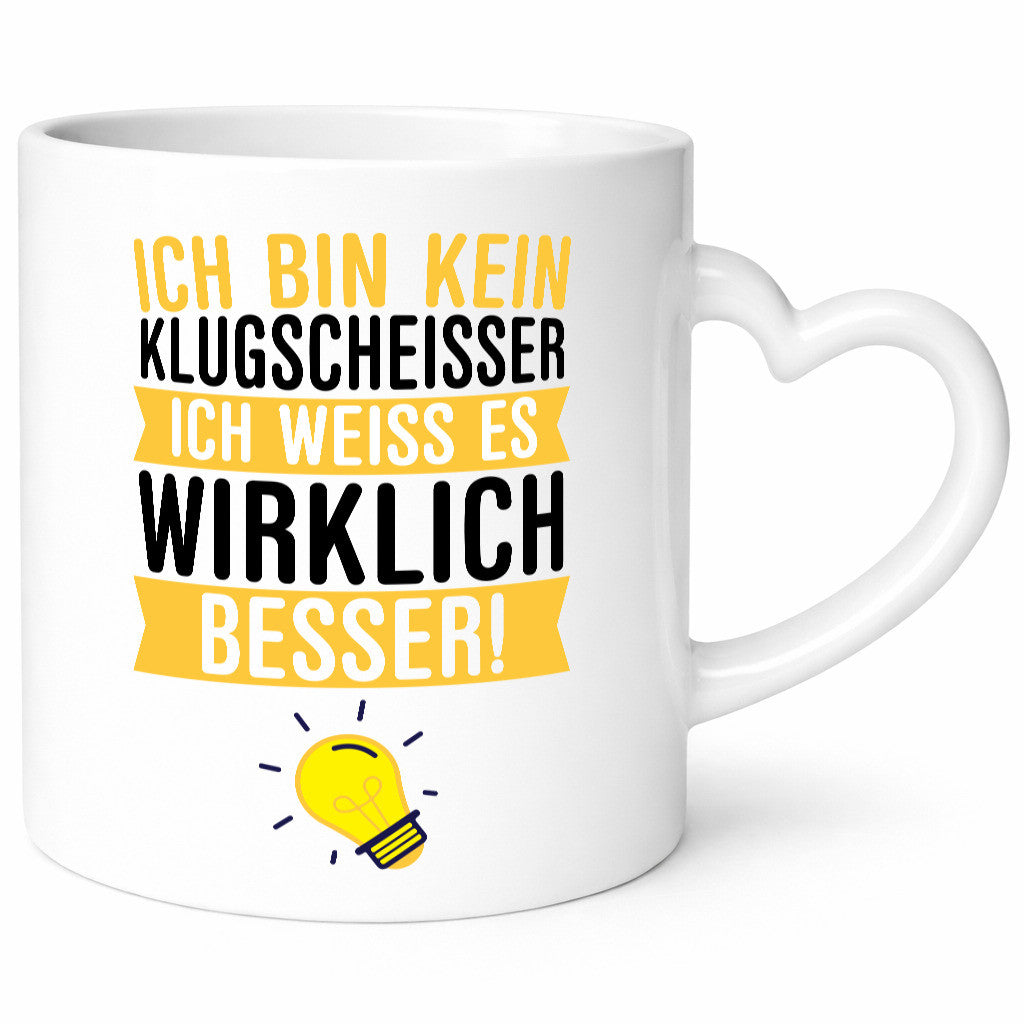 Ich bin kein Klugscheißer | Schlaumeier Besserwisser lustig Humor Geschenkidee