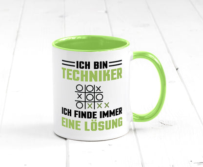 Ich bin Techniker finde immer eine Lösung | lustiger Spruch Geschenk Humor