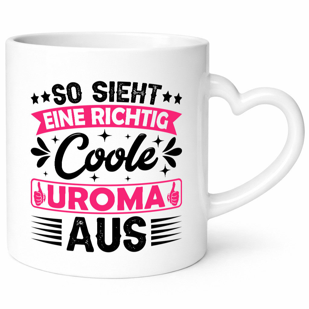 Coole Uroma | Oma Urgroßmutter lustig Familie Geschenkidee Geschenk Tasse