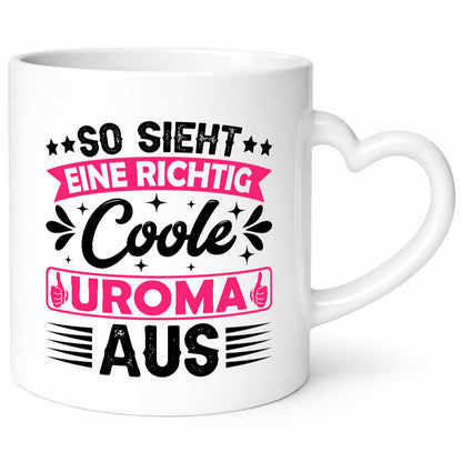 Coole Uroma | Oma Urgroßmutter lustig Familie Geschenkidee Geschenk Tasse