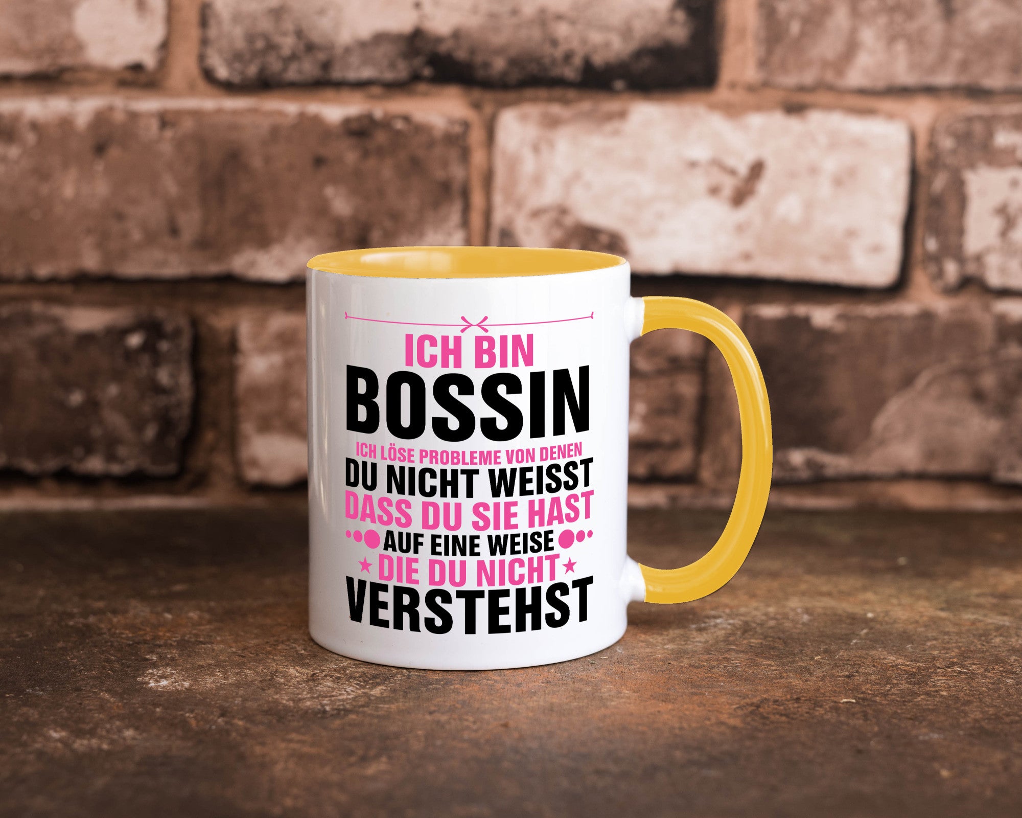 Löse Probleme: Bossin | Führungskraft Vorgesetzte lustig Humor Geschenkidee