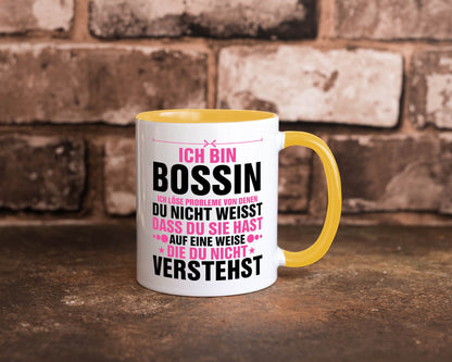 Löse Probleme: Bossin | Führungskraft Vorgesetzte lustig Humor Geschenkidee