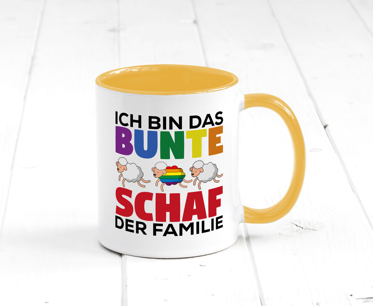 LGBTQ+ Tasse | Buntes Schaf Regenbogen Humor Geschenkidee
