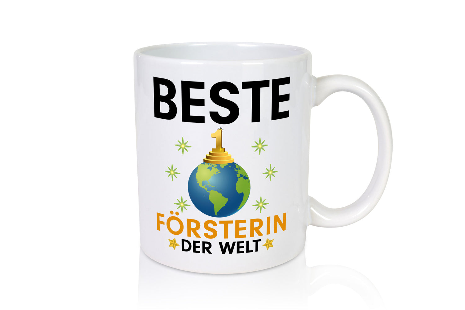 Welt Beste Försterin | Forstarbeit lustig Kollegen Büro Geschenk Tasse